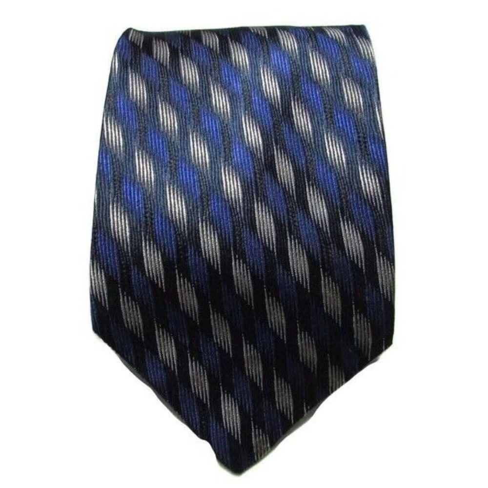 Manzoni Men's Neck Tie Handmade in ITALY 100% Silk  58"L 4" W